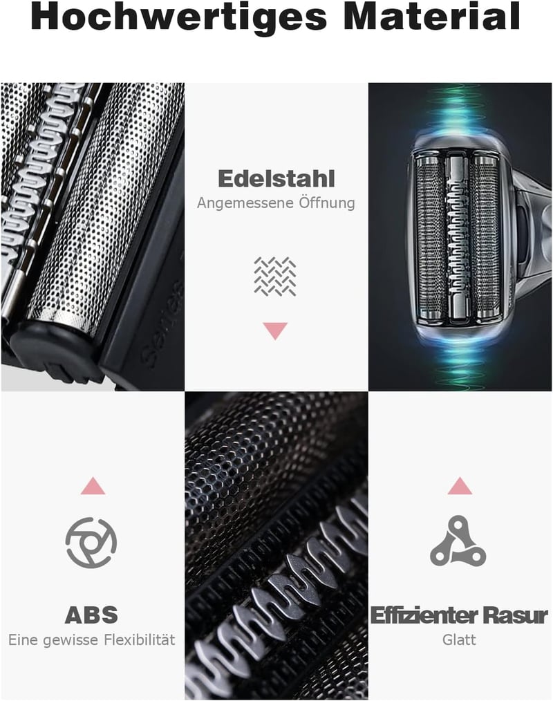 Braun Series 5 borotvafej, 2db kompatibilis 52b pótfej 5020S, 5030S, 5040S modellekhez