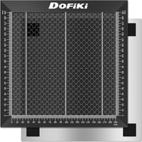 Dofiki Acél Méhsejt Munkaasztal 235x235mm - Ender 3 V2/Pro 3D Nyomtatókhoz - Lézer Gravírozó Alaplap Mágnesezhető Felülettel és 10 Rögzítőtű 1