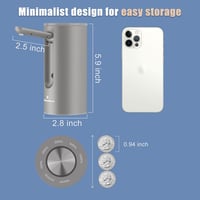 KitchenBoss Elektromos Vízadagoló Pumpa - USB Tölthető, 1-5 Gallonos Palackokhoz, BPA-mentes, Hordozható, Automatikus Adagolás, Ezüst 5