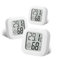 RUIZHI 3 db-os Mini Digitális Hőmérő és Páramérő LCD Kijelzővel - Otthoni és Irodai Légkondicionáláshoz 1