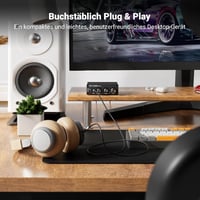 Fosi Audio Q4 192 kHz USB DAC fejhallgató erősítő PS5/PC/MAC-hez 4