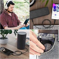 esbeecables MFi Tanúsított Lightning - 3.5 mm AUX Kábel iPhone 14/13/12/11/XS/XR/X/8/7/6 Készülékekhez - Autó, Otthoni Hifi Rendszer Csatlak 6