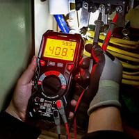 Kaiweets digitális multiméter LED-es csatlakozókkal, True RMS 6000-es automata mérőműszer villanyszerelőknek 6