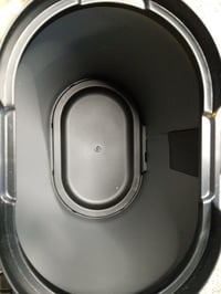 Coș de gunoi de perete Relaxdays, 5 litri, cu recipient interior, suspendabil — lipsesc autocolantele de fixare (stare: vezi a 2-a imagine) 3