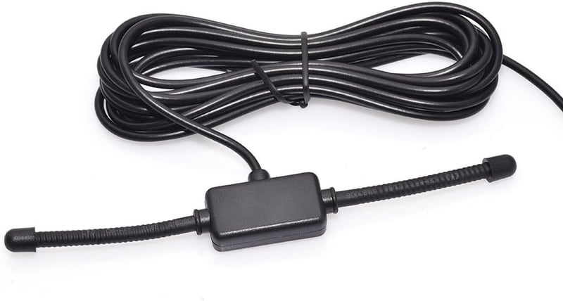 Eightwood DAB+ Szélvédő Antenna - 3m Kábeles Autórádió Antenna, Üvegre Szerelhető Patch Aerial Megoldás DAB Rádióhoz