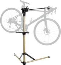 QWORK Alumínium Kerékpár Szerelőállvány - 360° Forgatható, 58-156 cm Állítható Magasság, 50 kg Teherbírás, Mágneses Szerszámtartóval 6