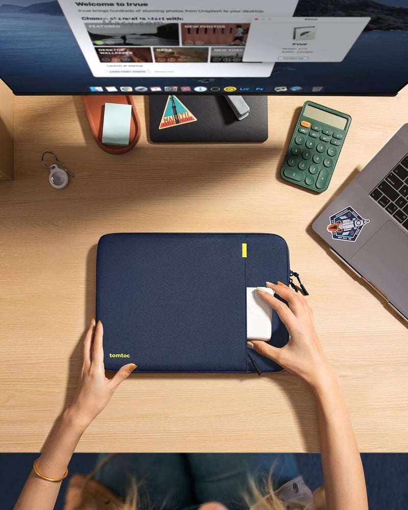 TomToc 360° védőtok 16" MacBook Pro M3/M2/M1 - vízálló, ütésálló laptop táska