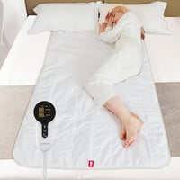 Comfytemp Elektromos Ágymelegítő 80x165 cm - 12 Hőfokozat, Két Zónás, Automata Kikapcsolás, Mosható Matracvédő Párna, Flanell Anyag 1