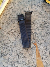 Samsung ET-SVL33 szövet szíj Galaxy Watch8 és Watch8 Classic okosórához, M/L méret, grafit, tépőzáras, rugalmas, használt 2