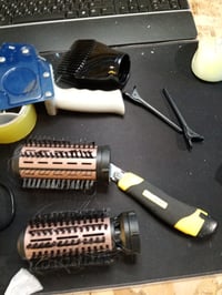 Perie rotativă cu aer cald Remington AS8811 Keratin Protect 1000W, 3 accesorii (2 perii rotunde + accesoriu pentru volum), înveliș ceramic, gri 4