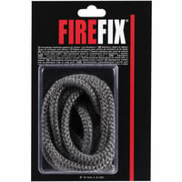 FireFix 2046 keramička brtvena traka promjera 12 mm, siva, 2 m, za peći i kamine, bez ljepila otpornog na toplinu (stanje: vidi 2. sliku) 1