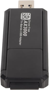 Annadue WiFi 6E USB adapter, 3000 Mbit/s, hármas sávú, Windows 10/11-hez 8
