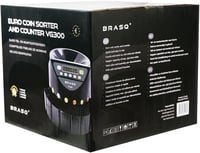 BRASQ VG300 Profi Érmeszámláló és Válogató Euróhoz 7