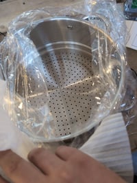 Baumalu rozsdamentes acél kuktafazék indukciós, 26 cm, 11 liter, ezüst - üvegtető nélkül (állapot: lásd a 2. képet) 3