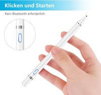 Mixoo 1,5 mm-es újratölthető érintőceruza iPad és okoseszközökhöz - Fehér 4