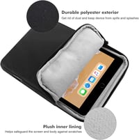 MoKo univerzális tablet tok 9-11" iPad, Galaxy Tab és Surface készülékekhez - Fekete 3