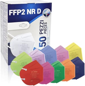 Rotoform FFP2 Maszk 5 Réteg Szűrés 50 db Színes CE2233