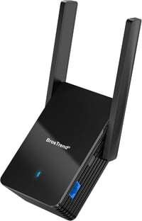 BrosTrend AX3000 WiFi 6 WLAN-LAN Híd Adapter Gigabit Porttal - Dual Band 2402Mbps 5GHz & 574Mbps 2.4GHz Nyomtatóhoz, TV-hez, Számítógéphez, 1