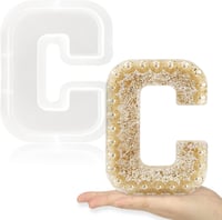 Gartful 3D "C" Betű Szilikon Öntőforma - DIY Dekorációhoz, Süteményekhez 1