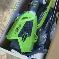 Akumulátorový krovinorez Greenworks GD40BCK2X DigiPro 40V s bezuhlíkovým motorom, šírka záberu 40 cm, 2 mm struna — 2 ks batérií (stav: pozri 2. obrázok) 2