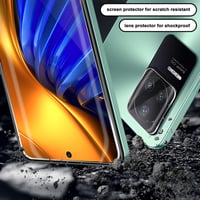 Xiaomi Poco F4 5G védőfólia szett - 6db, kijelzőre és kamerára, 9H keménység 5