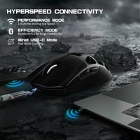 ATTACK SHARK R3PRO Ultrakönnyű Gamer Egér, 46g Magnézium Ház, 8000Hz Vezeték Nélküli, 26000 DPI, PixArt PAW3395 Szenzor, Spirál Kábel, PC/Mac 6