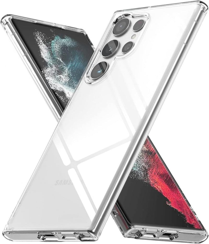 Samsung S22 Átlátszó Ütésálló Tok - Ultravékony TPU Szilikon Védőburkolat