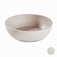 PiuPet Kutya Etetőtál és Itatótál Nagy Kutyáknak, 1,6 L, Bézs, 21,5 cm Átmérő, Mosogatógépben Mosható, 1 db 1