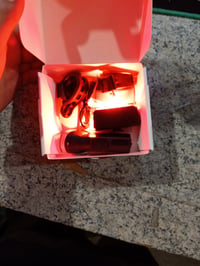 Set lumini LED pentru bicicletă Fischer Twin 30 Lux 360° — defect, funcționează parțial: butonul se apasă greu (stare: vezi a 2-a poză) 2