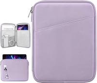 iPad Pro 12,9" és Samsung Galaxy Tab S9+ kompatibilis Dadanism tablet tok - szürke-lila 1