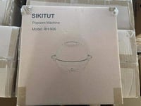 SIKITUT 5L-es Otthoni Popcorn Készítő Gép Tapadásmentes Bevonattal 8