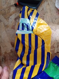 Happy People 77825 Tobogan cu apă pentru grădină, portocaliu și albastru, pentru distracția copiilor în aer liber pe timp de vară 4