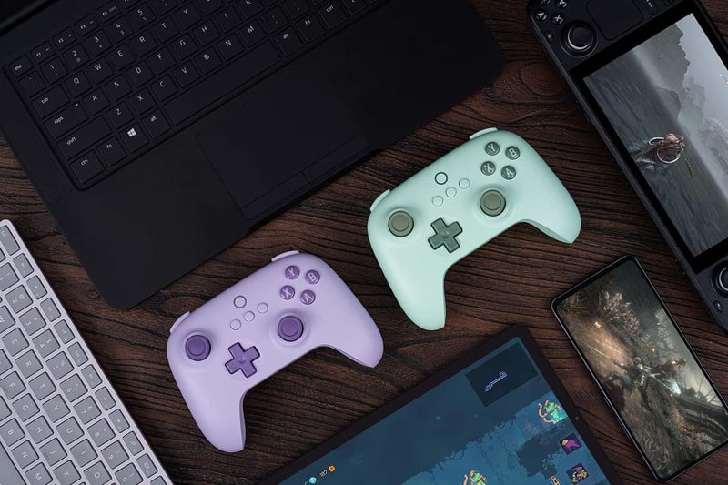 8bitdo Ultimate 2C Vezeték Nélküli Kontroller PC és Android Eszközökhöz - 1000 Hz-es Válaszidő, Hall-Effekt Joystick, Programozható Gombok, 