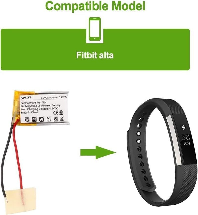 Fitbit Alta Okosórához Cserélhető Akkumulátor - Fitneszóra Akkucsere
