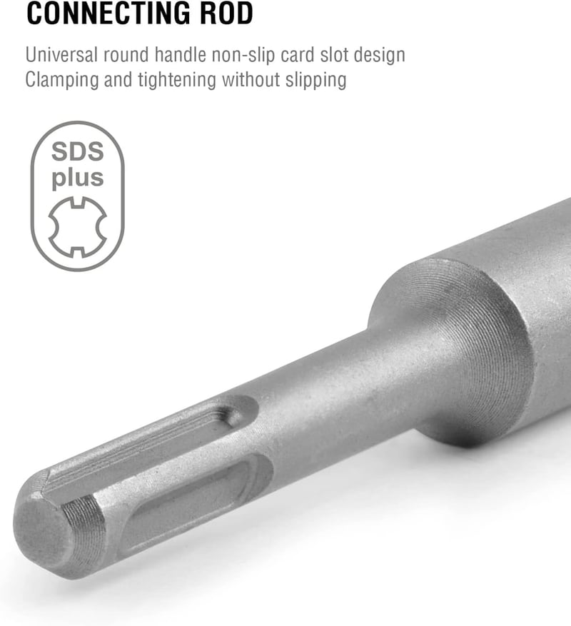 Binota 125mm-es SDS Plus betonlyukfúró, 220mm-es szárral, téglához és kőfalhoz