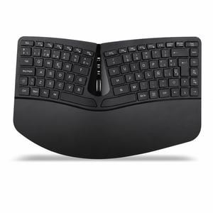 Set tastatură și mouse vertical ergonomic compact fără fir Perixx Periduo-606 — fără stick (stare: vezi a doua imagine)