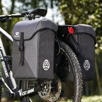 ICOCOPRO Kerékpár Táska 35L - Dupla Csomagtartó Táska Vízálló Esővédővel - 3D Bicikli Táska MTB, Országúti és Elektromos Kerékpárokhoz 7