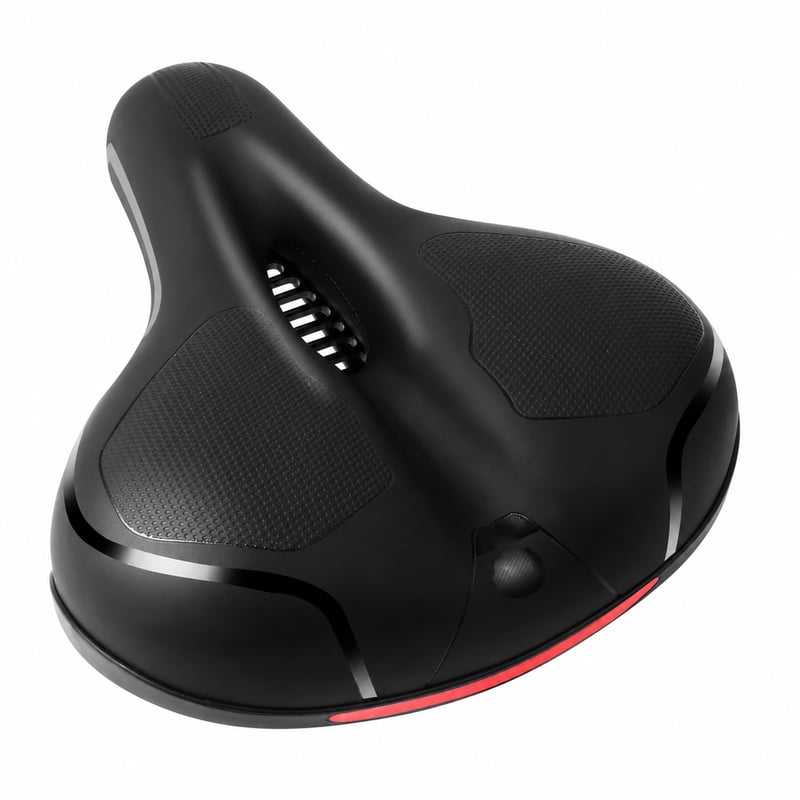 Șa de bicicletă ROGTYO Cloud Comfort Pro Max – Șezut lat cu gel și spumă cu memorie — fără accesorii de montare (stare: vezi a 2-a imagine)