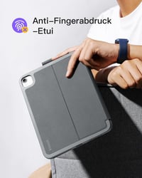 Inateck ultrakönnyű iPad billentyűzetes tok - 10. gen, Air 5/4, Pro 11 - QWERTZ 8