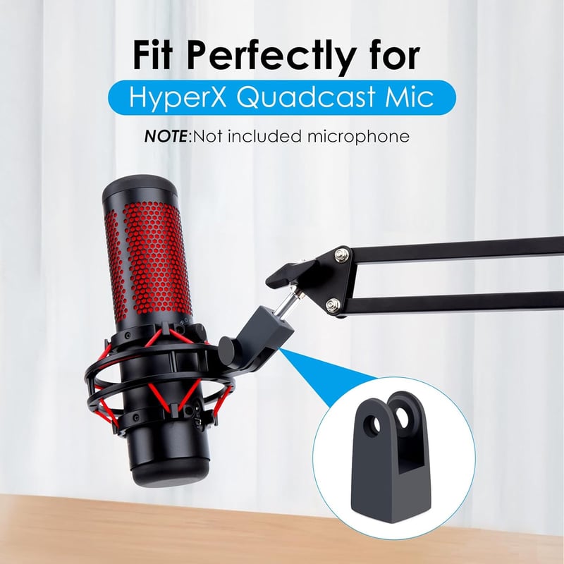 HyperX QuadCast S mikrofon állvány adapter - Professzionális boom kar rögzítő