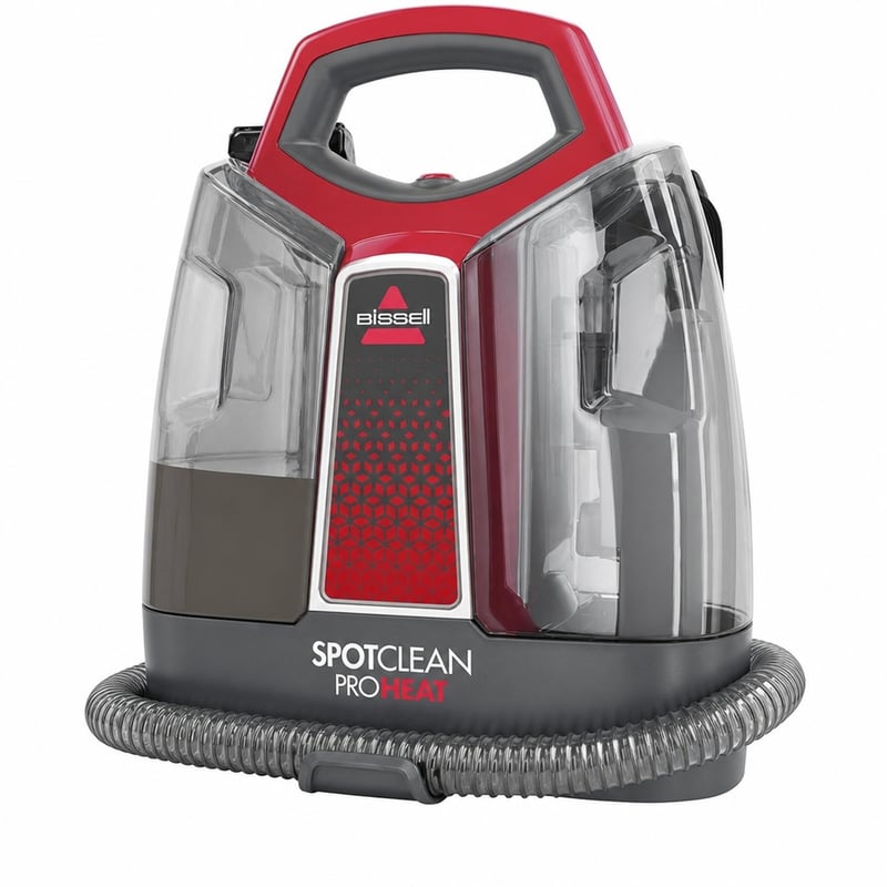 Čistič škvŕn Bissell SpotClean ProHeat 36988 na koberce, čalúnenie a autá, 330 W, technológia HeatWave, viditeľne používaný