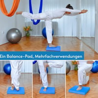 Quality Den Egyensúlyozó Párna - Csúszásmentes TPE Hab, 40x34x5 cm, Kék - Stabilitás és Koordináció Fejlesztő Edzőpárna, 150 kg Teherbírás 4