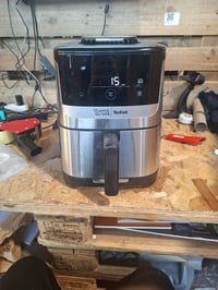 Teplovzdušná fritéza Tefal Jamie Oliver Easy Fry Silence Deluxe EY55JDE0, 5 l, 10 programov, digitálna dotyková obrazovka, liatinový rošt a pokrievka 2