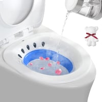 DEANIC Összecsukható WC-re Akasztható Ülőfürdő Kád - Aranyér, Szülés Utáni és Idősek Ápolására (Kék) 1