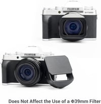 Fujifilm XF 27mm F2.8 R WR objektívhez JJC fém napellenző és sapka 7