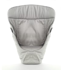 Ergobaby Újszülött Betét Original Collection - Szürke Pamut Babahordozó Kiegészítő 3,2-5,5 kg Babáknak, Géppel Mosható 2