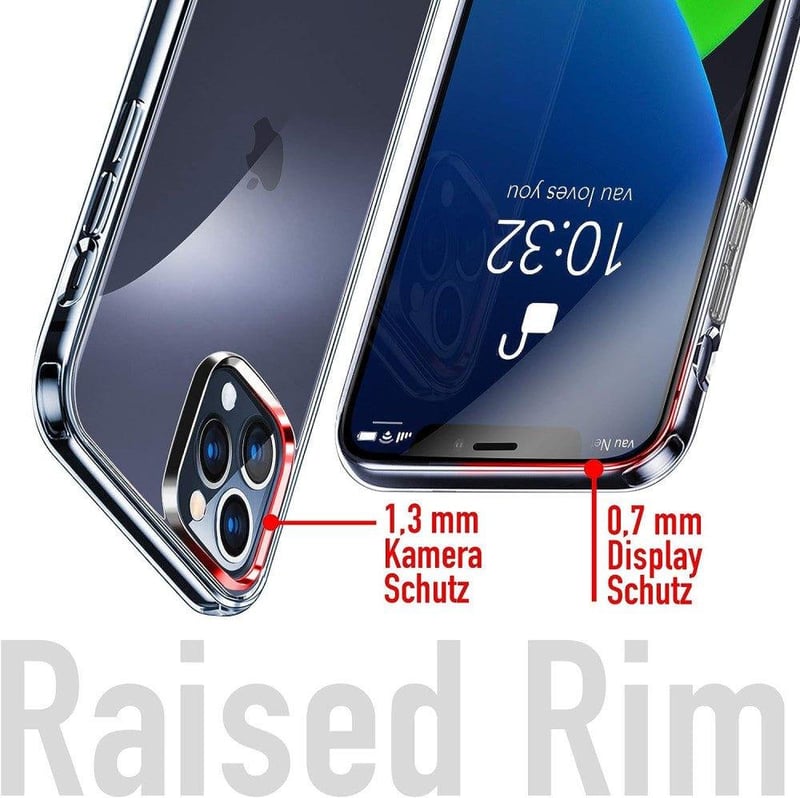 iPhone 12/13 Mini Átlátszó Ütésálló Szilikon Védőtok