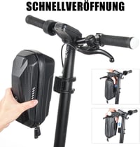 CHICLEW Roller Táska - 2L Vízálló Kormánytáska Xiaomi MI Mijia M365 és Ninebot ES1/ES2/ES3/ES4 Elektromos Rollerekhez, EVA Kemény Tok 2