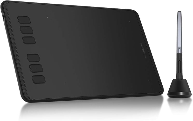 Huion Inspiroy H640P grafikus rajztábla 8192 nyomásszint stylus tollal