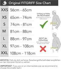 Fitgriff V2 Súlyemelő Öv - Fekete, M méret - Edzőtermi Edzéshez, Crossfithez 4